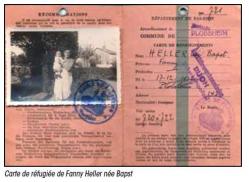 Carte de refugiee de fanny heller